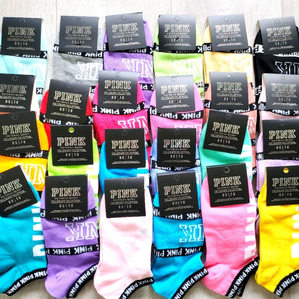 10 pairs of Victoria's Secret Pink Sock
